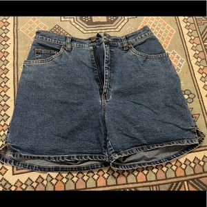Bill Blass High Waisted Denim Shorts
